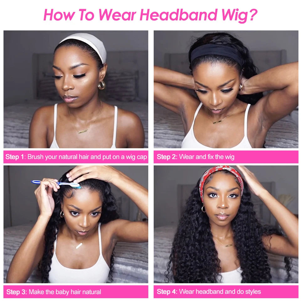 Sara headband wig